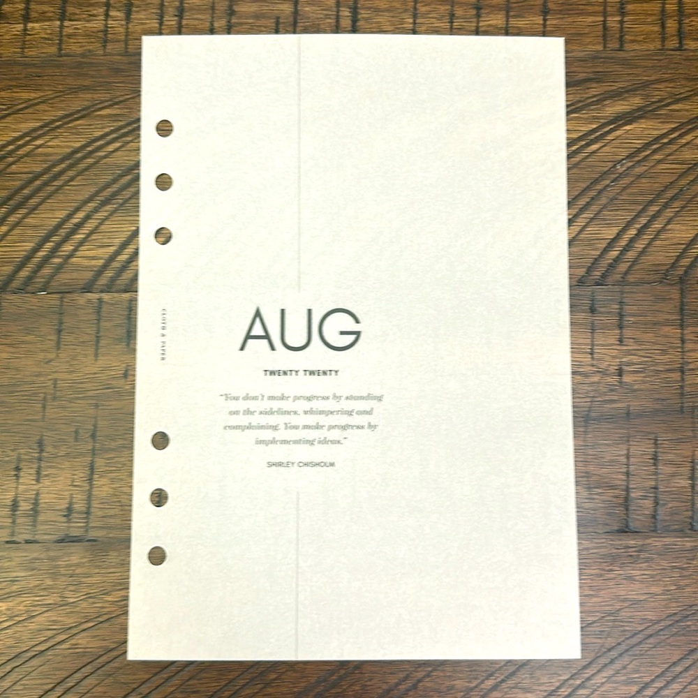 Cloth & Paper Planner